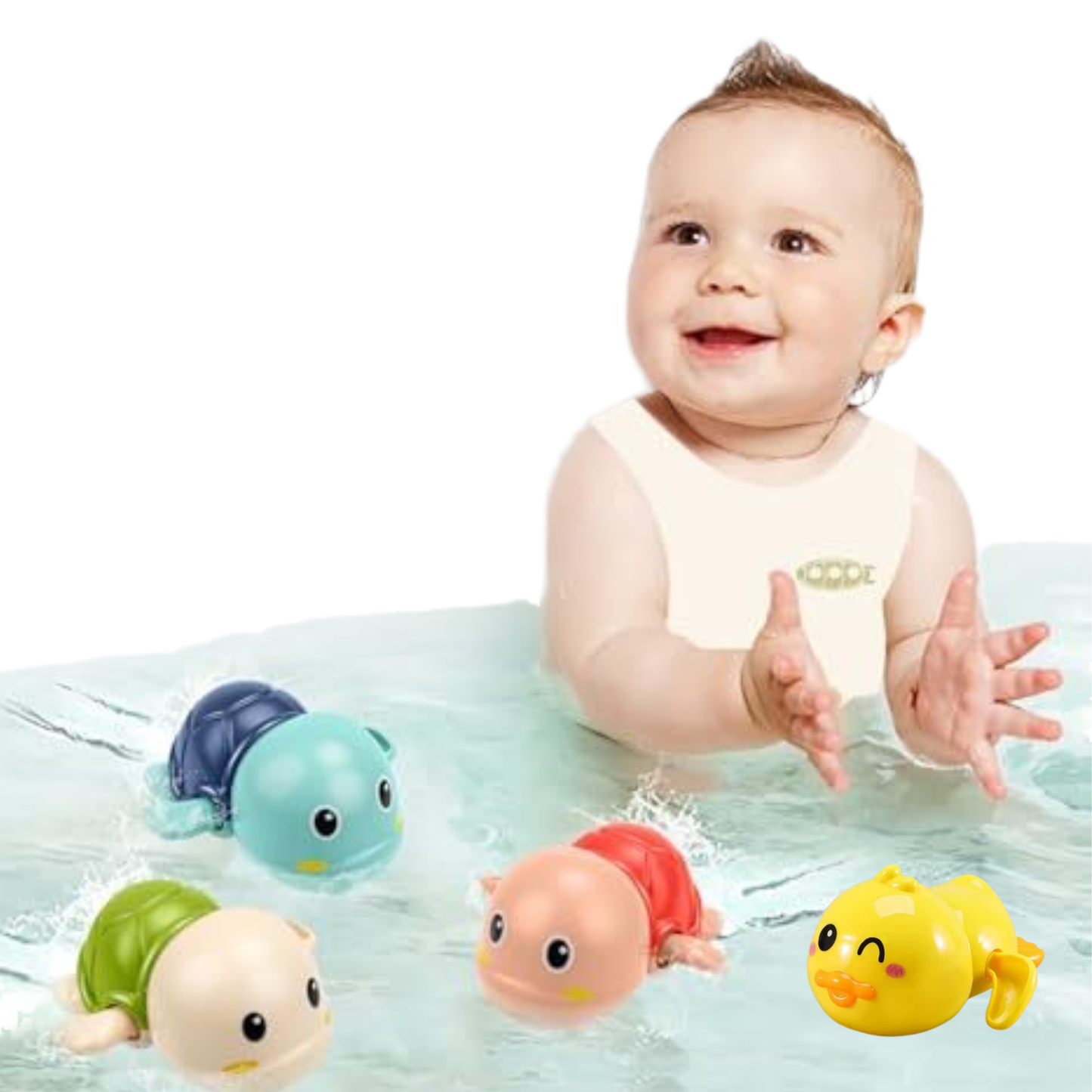 Little Swimmer Turtle – Bath Time Fun Toy