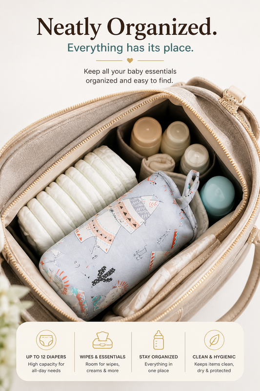 Portable Diaper Organizer Pouch