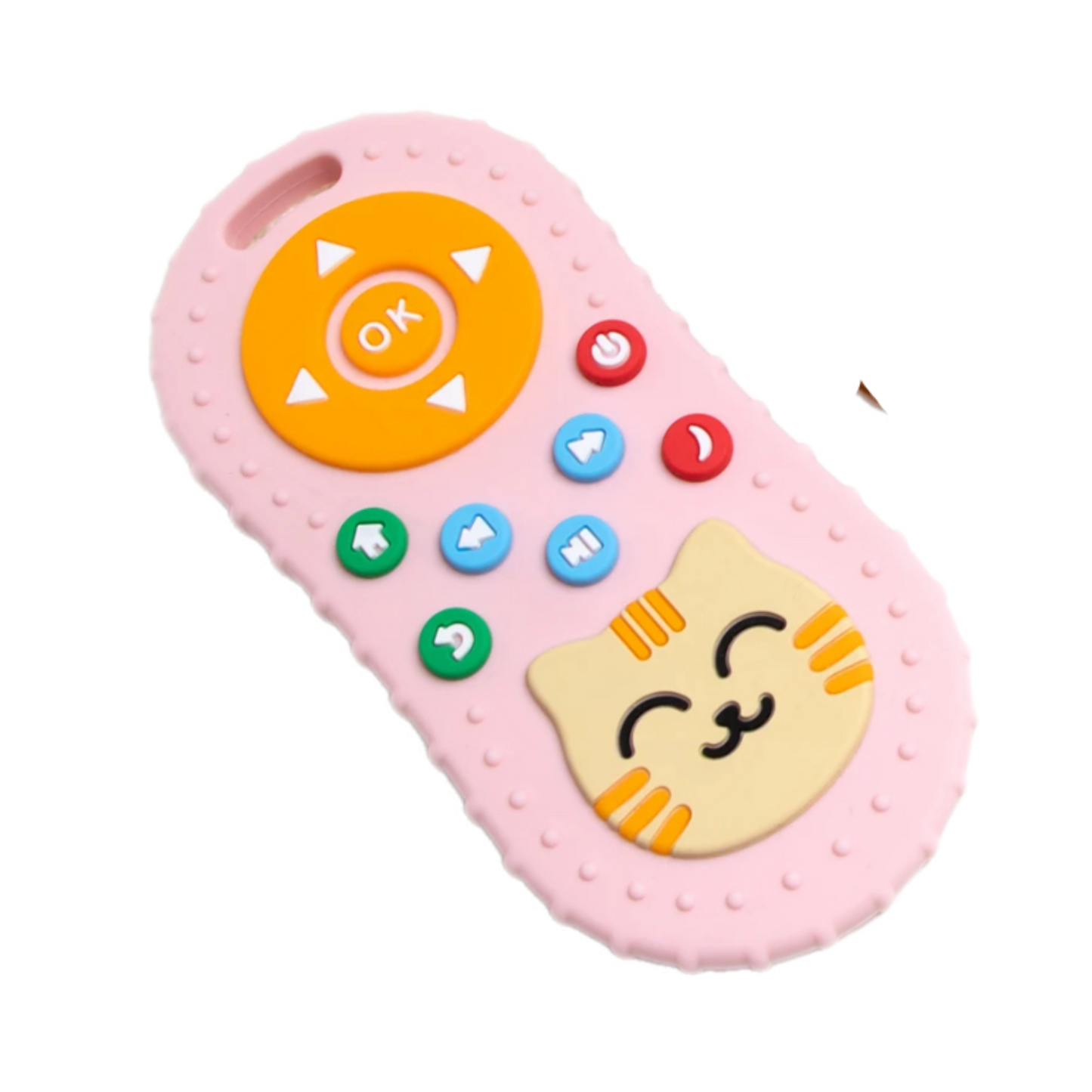 OkapiGlow™ Sensory Silicone Teether – Soothing Relief & Playful Development (Lion & Kitty Collection)