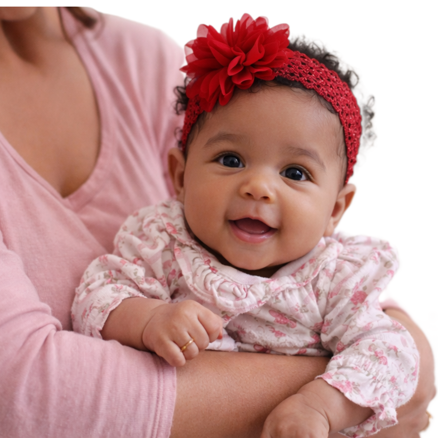 Luxe Bloom Baby Shoe & Headband Set
