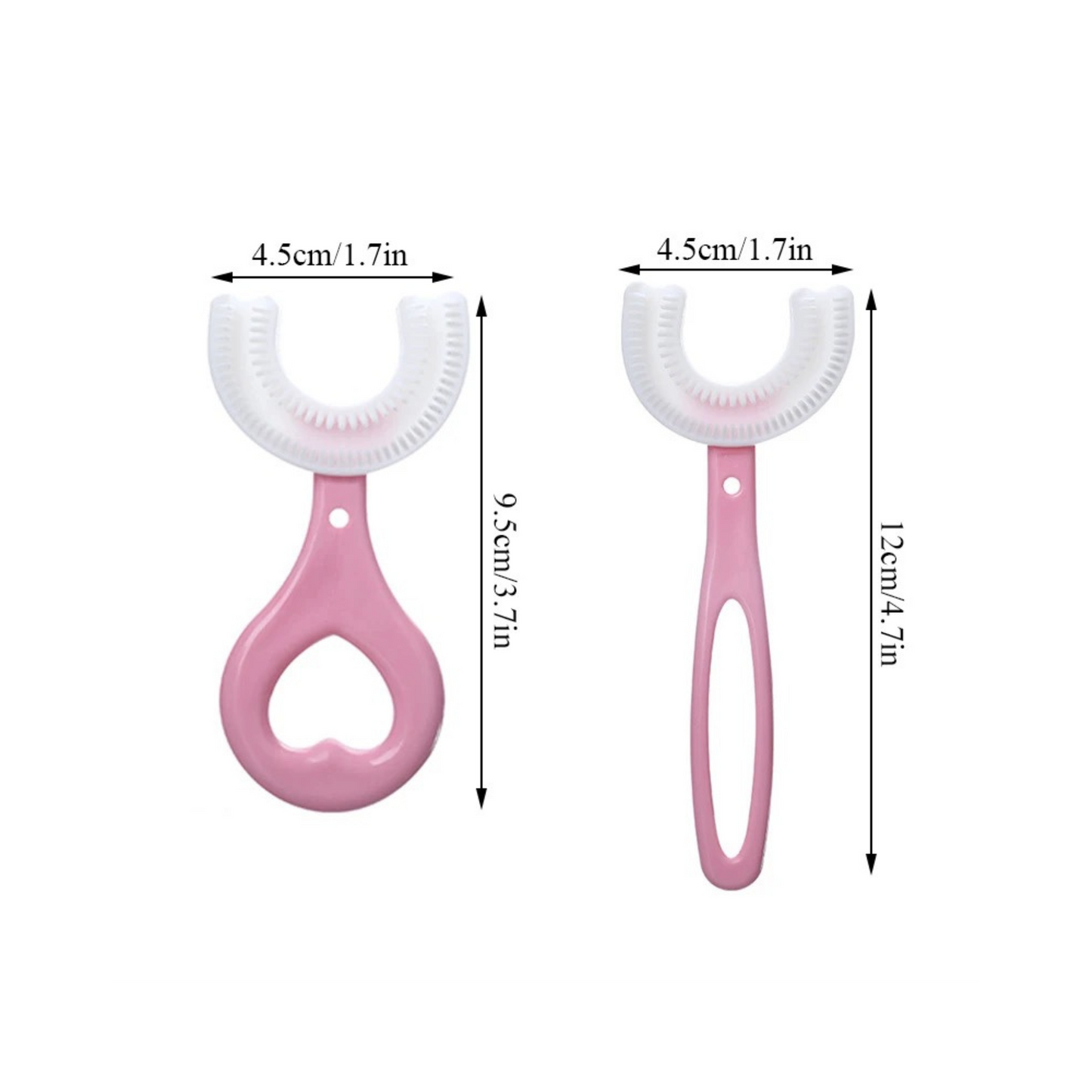 Cepillo de dientes para niños en forma de U
