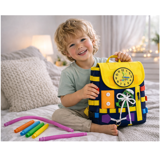 Montessori Felt Backpack – Learn, Pack, Play!