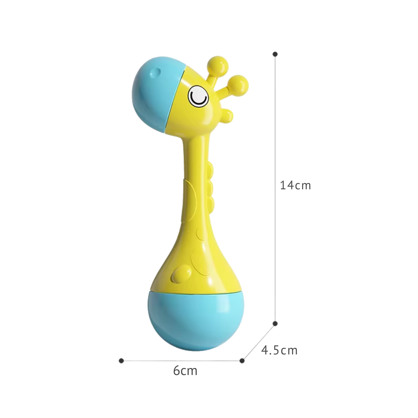 GentleGrip Giraffe Rattle