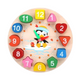 Reloj de madera Montessori: juguete educativo para niños