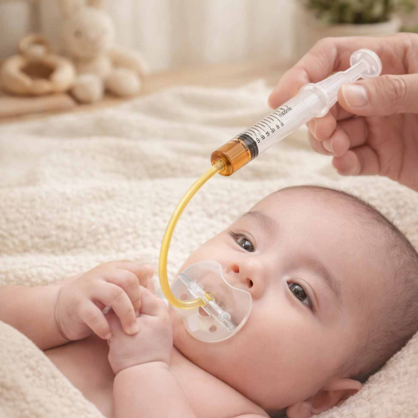 OkapiGlow GentleDose™ Baby Medicine Pacifier Kit