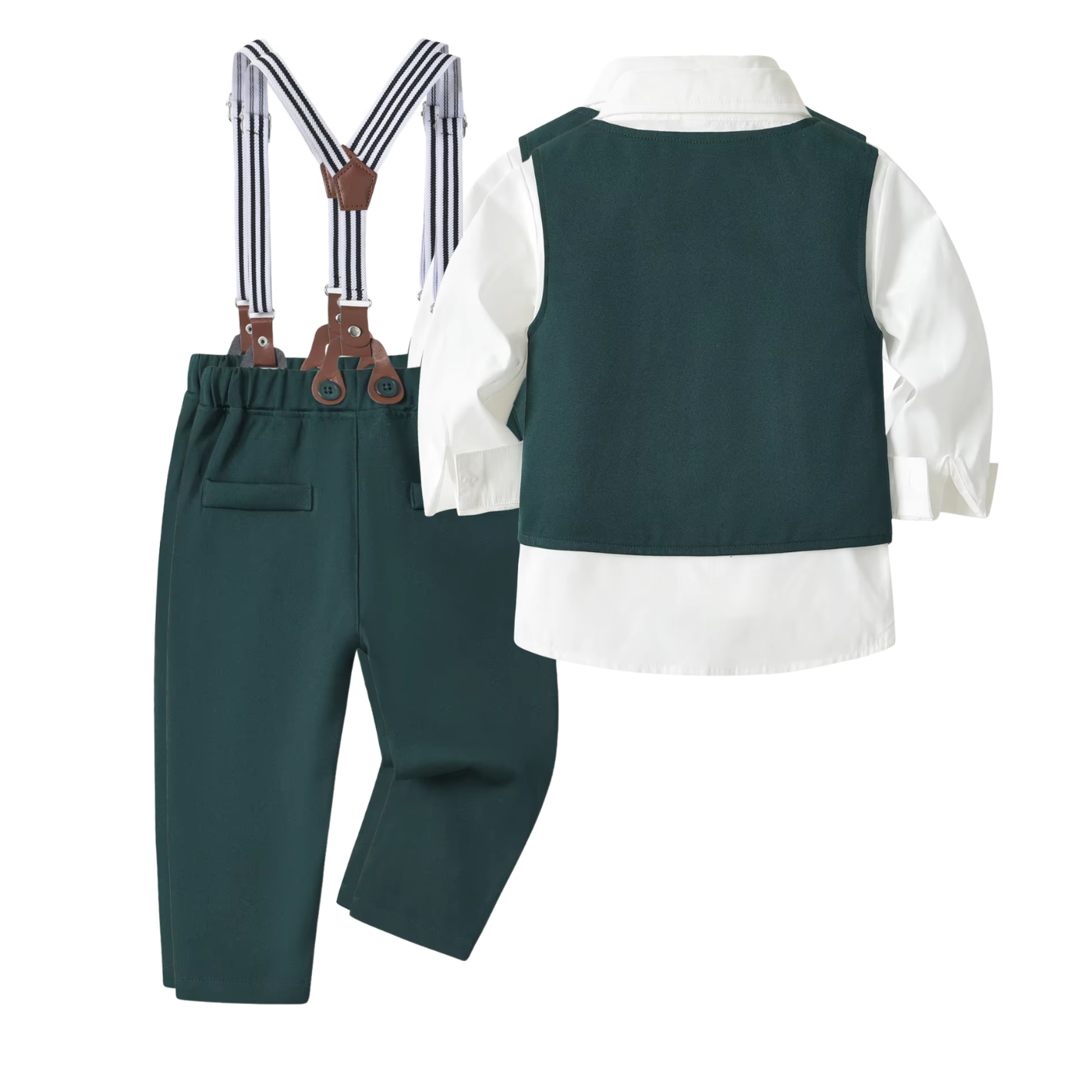 Traje de esmoquin formal para bebés varones