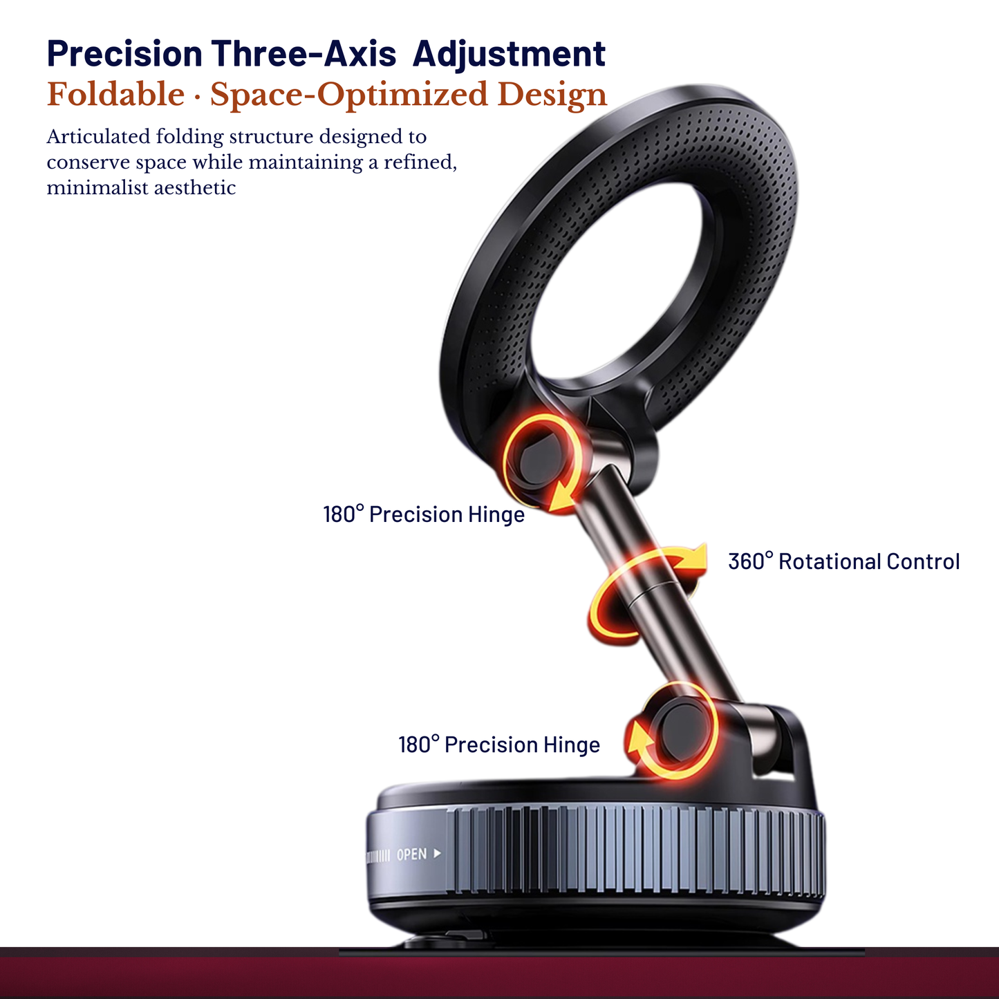 Precision Vacuum-Lock Phone Mount