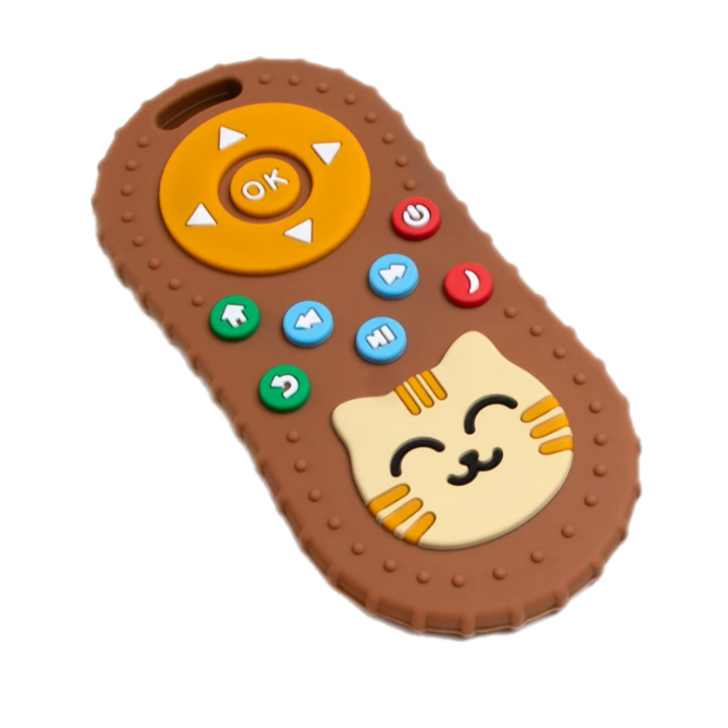 OkapiGlow™ Sensory Silicone Teether – Soothing Relief & Playful Development (Lion & Kitty Collection)
