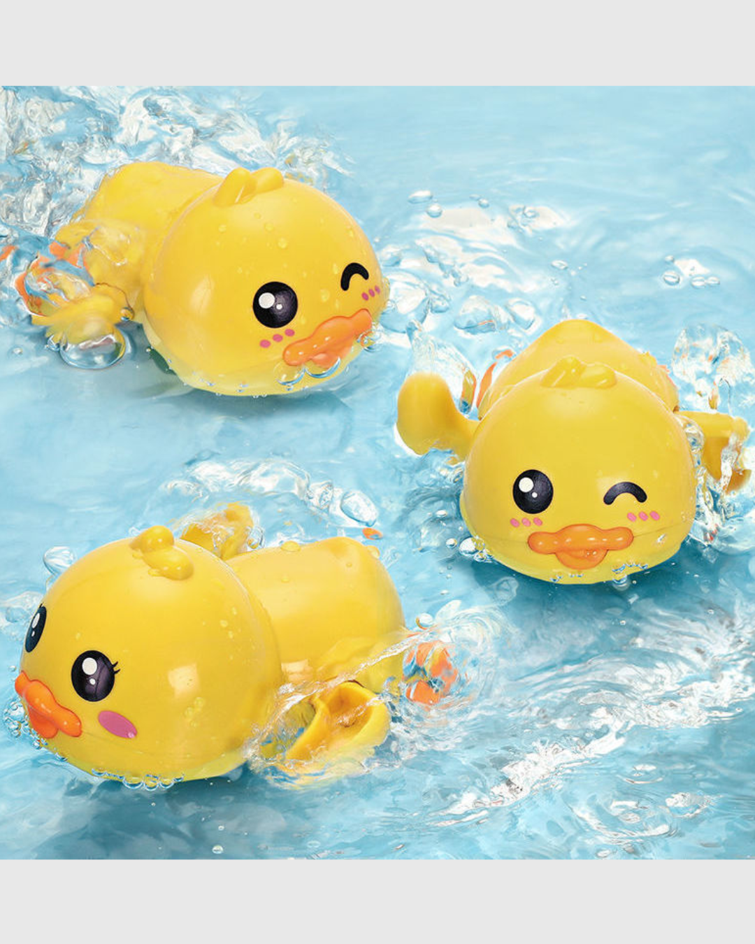OkapiGlow™ Wind-Up Splash Duck Bath Toy