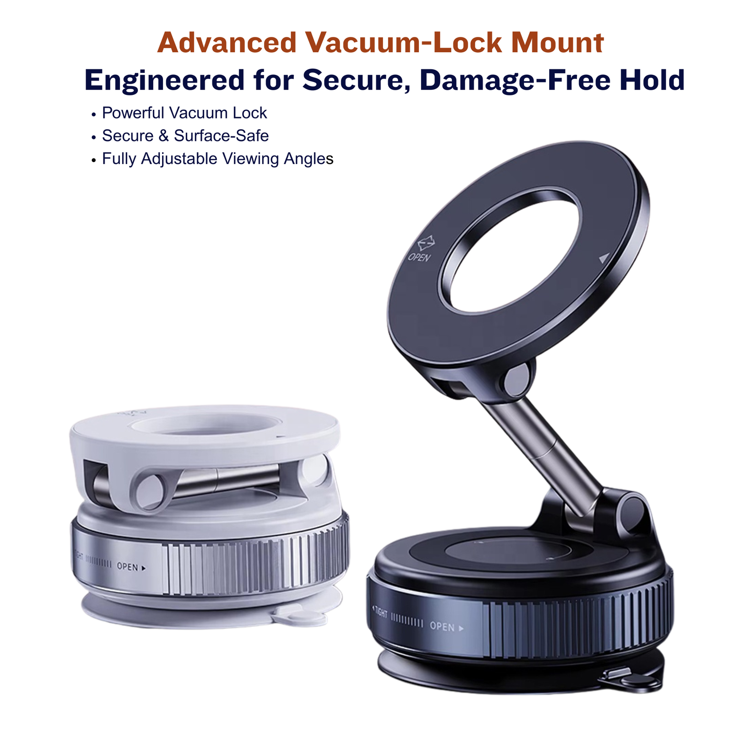 Precision Vacuum-Lock Phone Mount