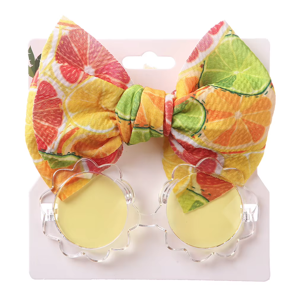 SunBloom Set – Floral Headband & Flower Sunglasses for Kids
