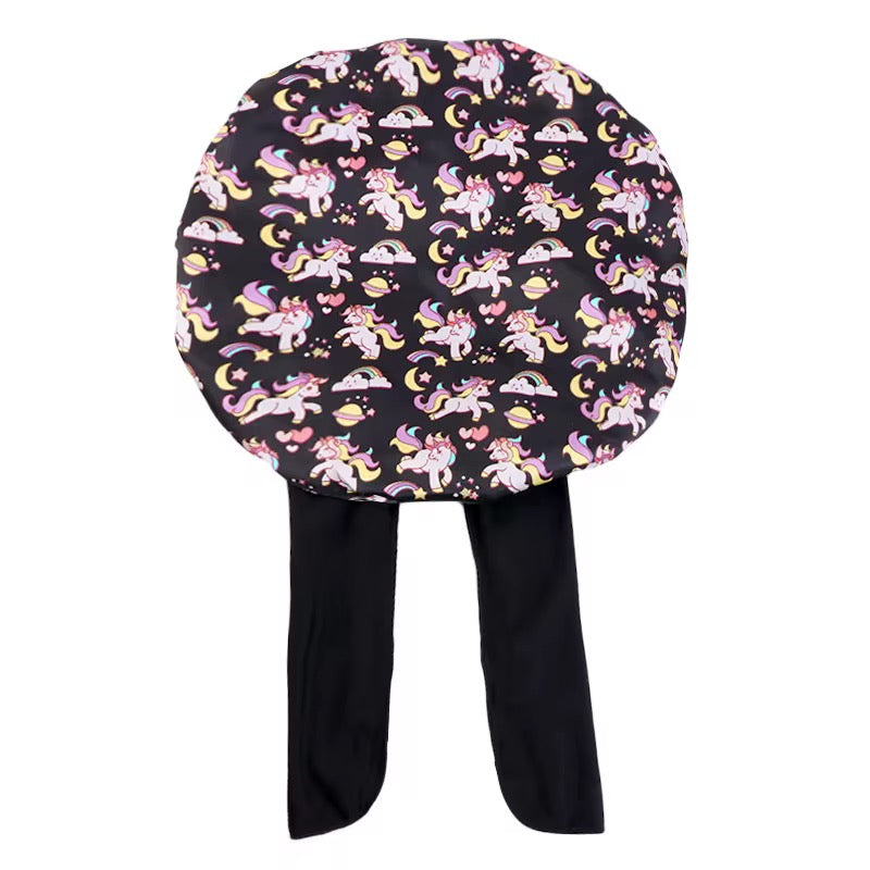 Satin Baby Bonnet with Adjustable Bow Straps