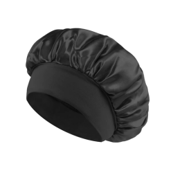OkapiGlow™ Luxury Double-Layer Satin Baby Sleep Bonnet – Gentle Hair Protection