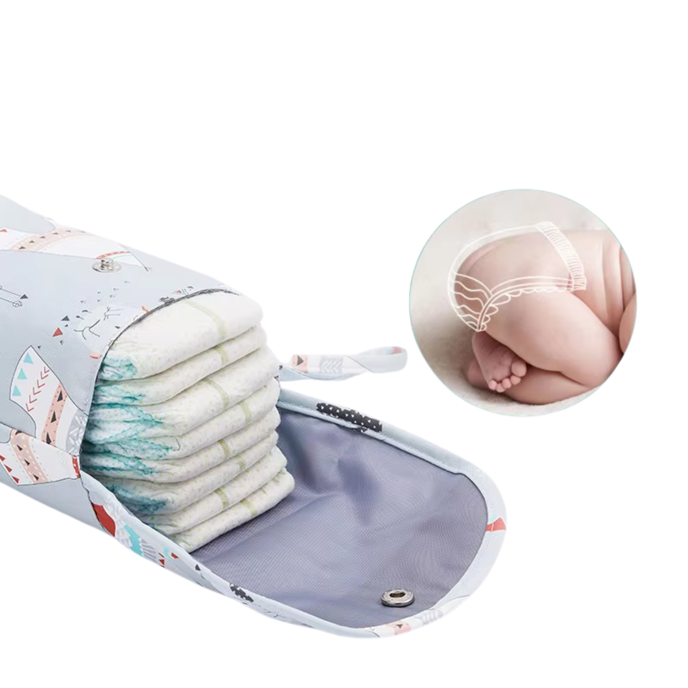 Portable Diaper Organizer Pouch