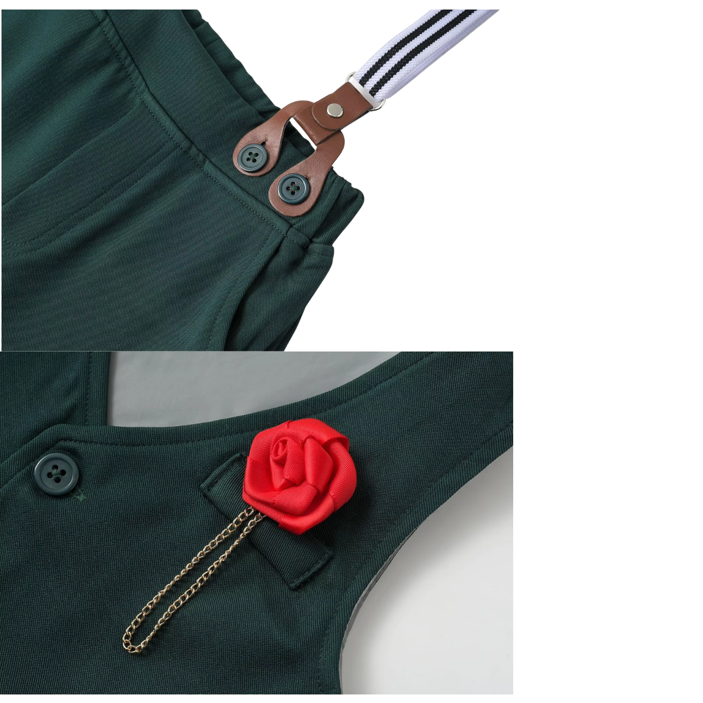 Traje de esmoquin formal para bebés varones