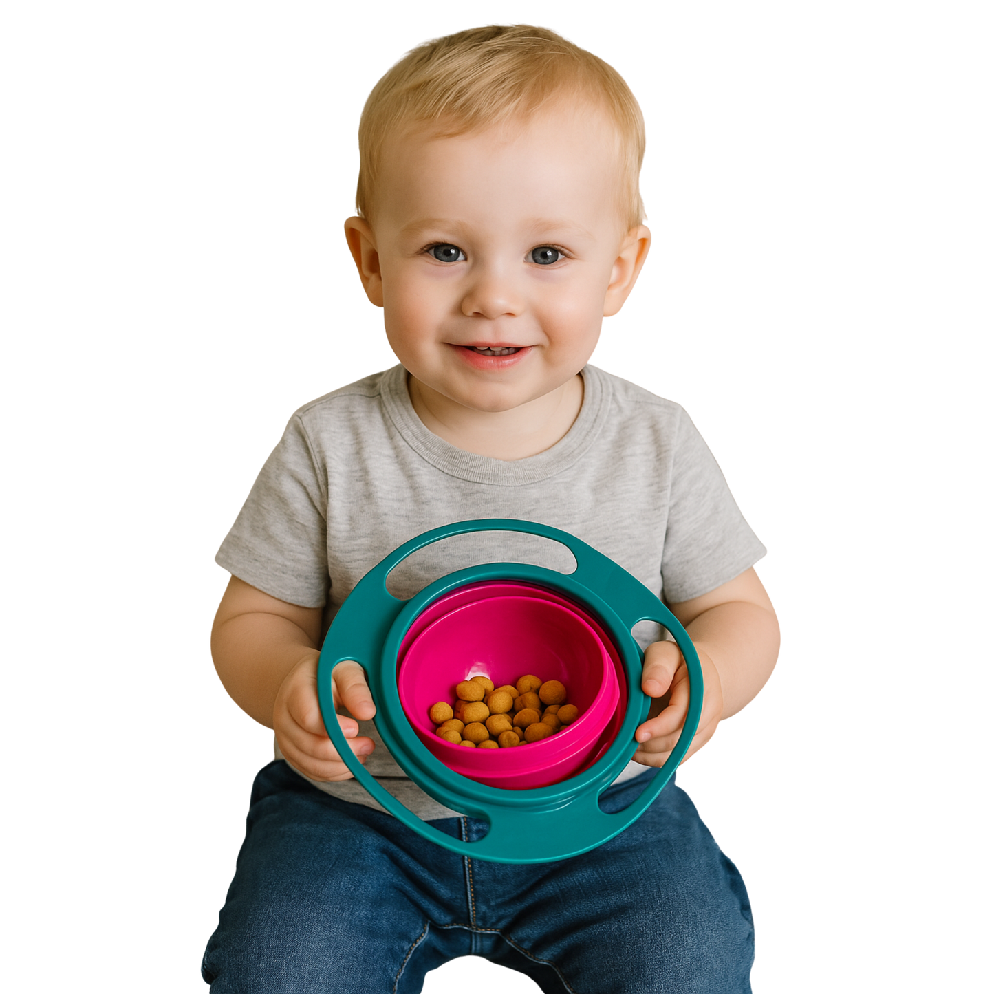Baby Gyro Bowl – The Spill-Proof Snack Saver!