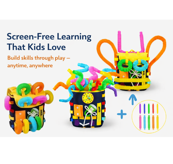 Montessori Felt Backpack – Learn, Pack, Play!