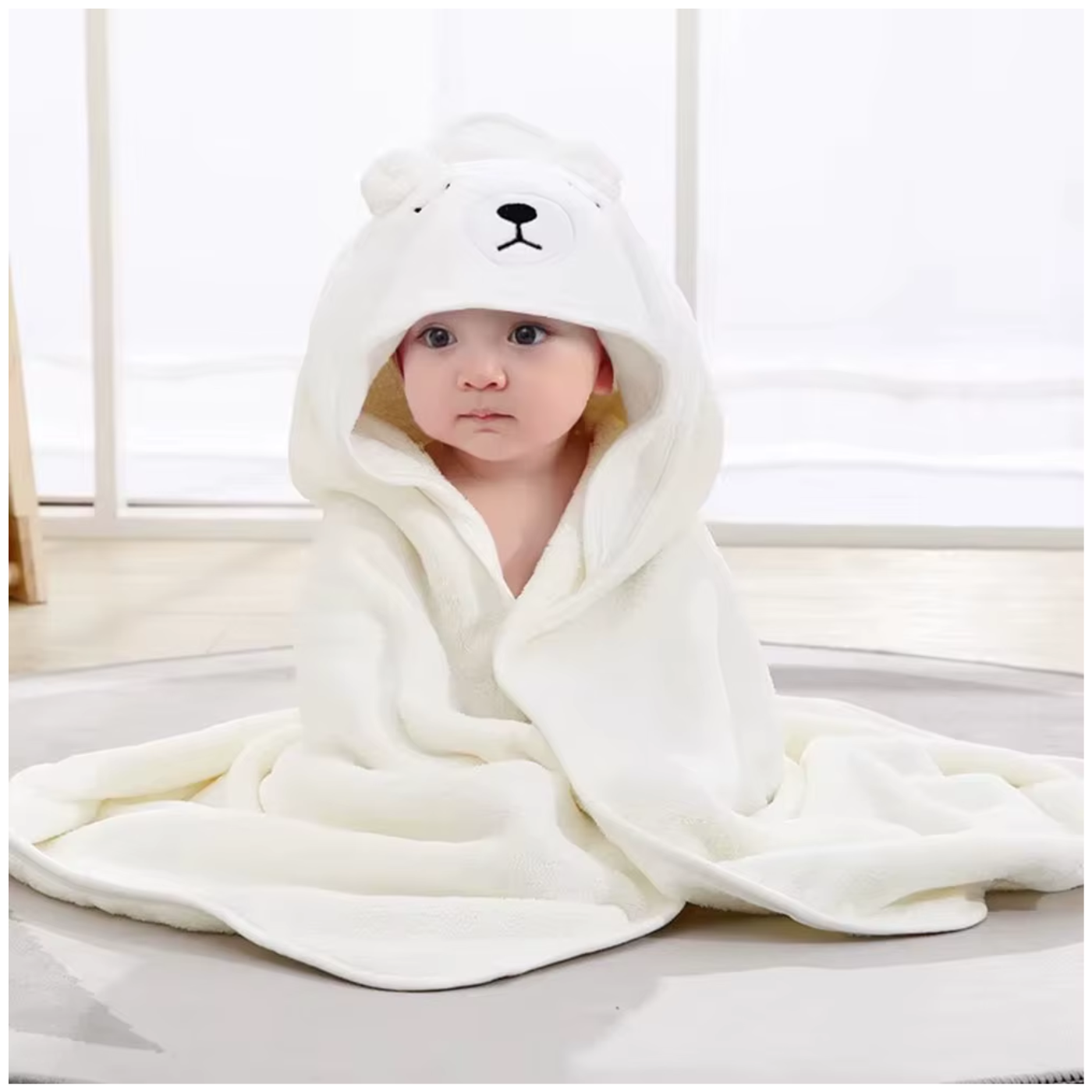 Baby Hooded Towel – Soft Animal Design