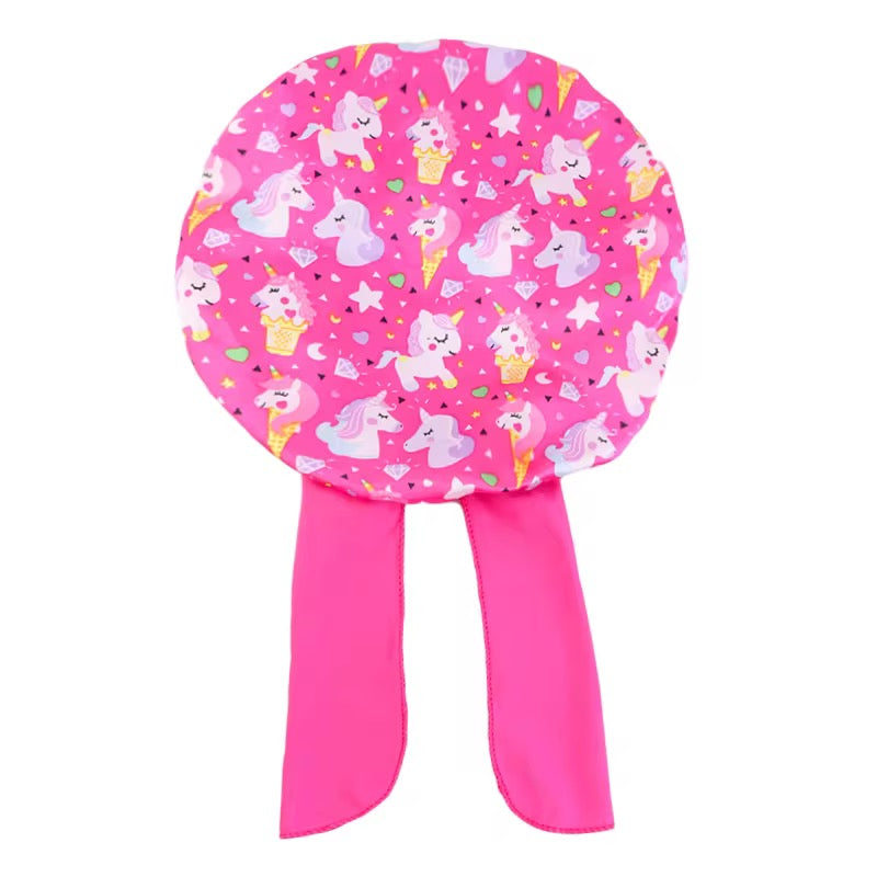 Satin Baby Bonnet with Adjustable Bow Straps