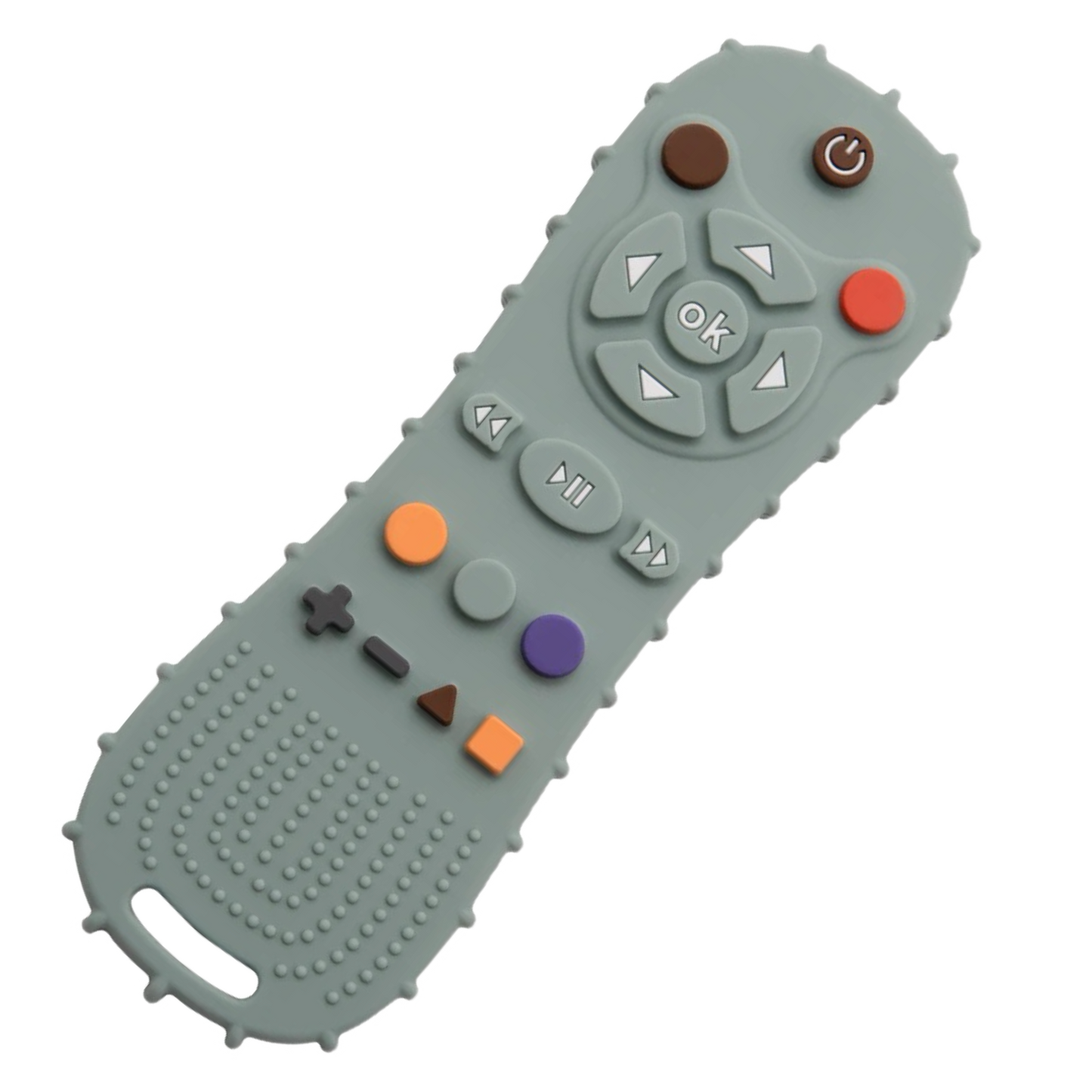 Remote Silicone Baby Teether – Fun, Familiar &amp; Soothing