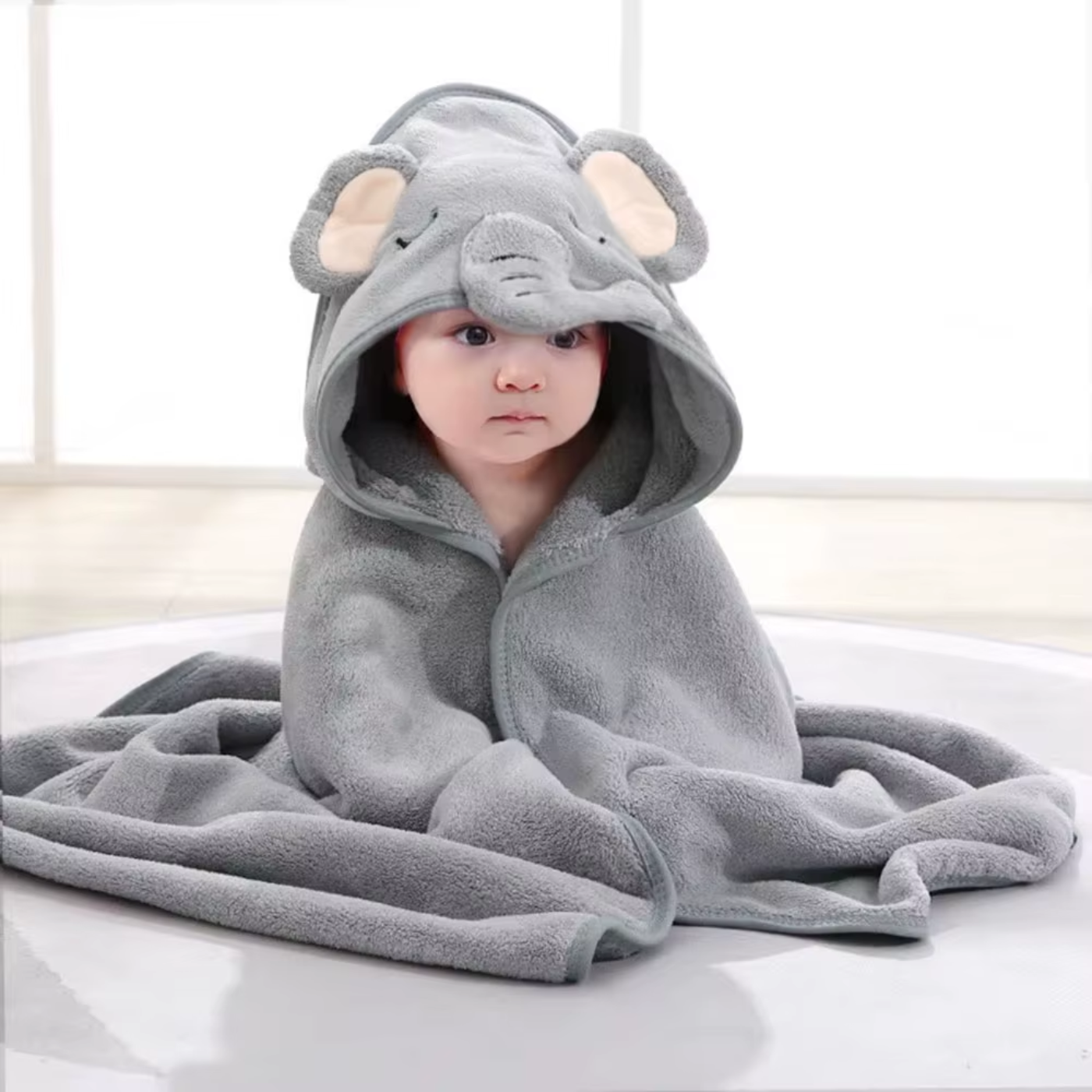 Baby Hooded Towel – Soft Animal Design