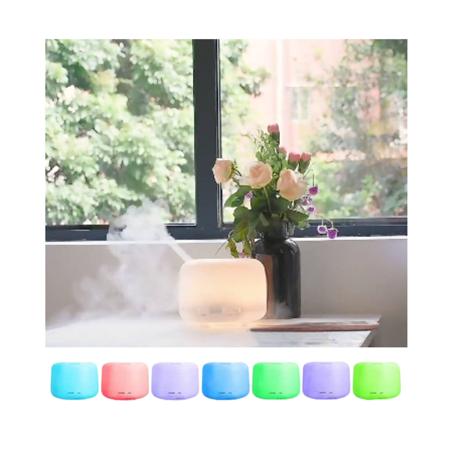 Difusor de aroma ultrasónico y humidificador de aire
