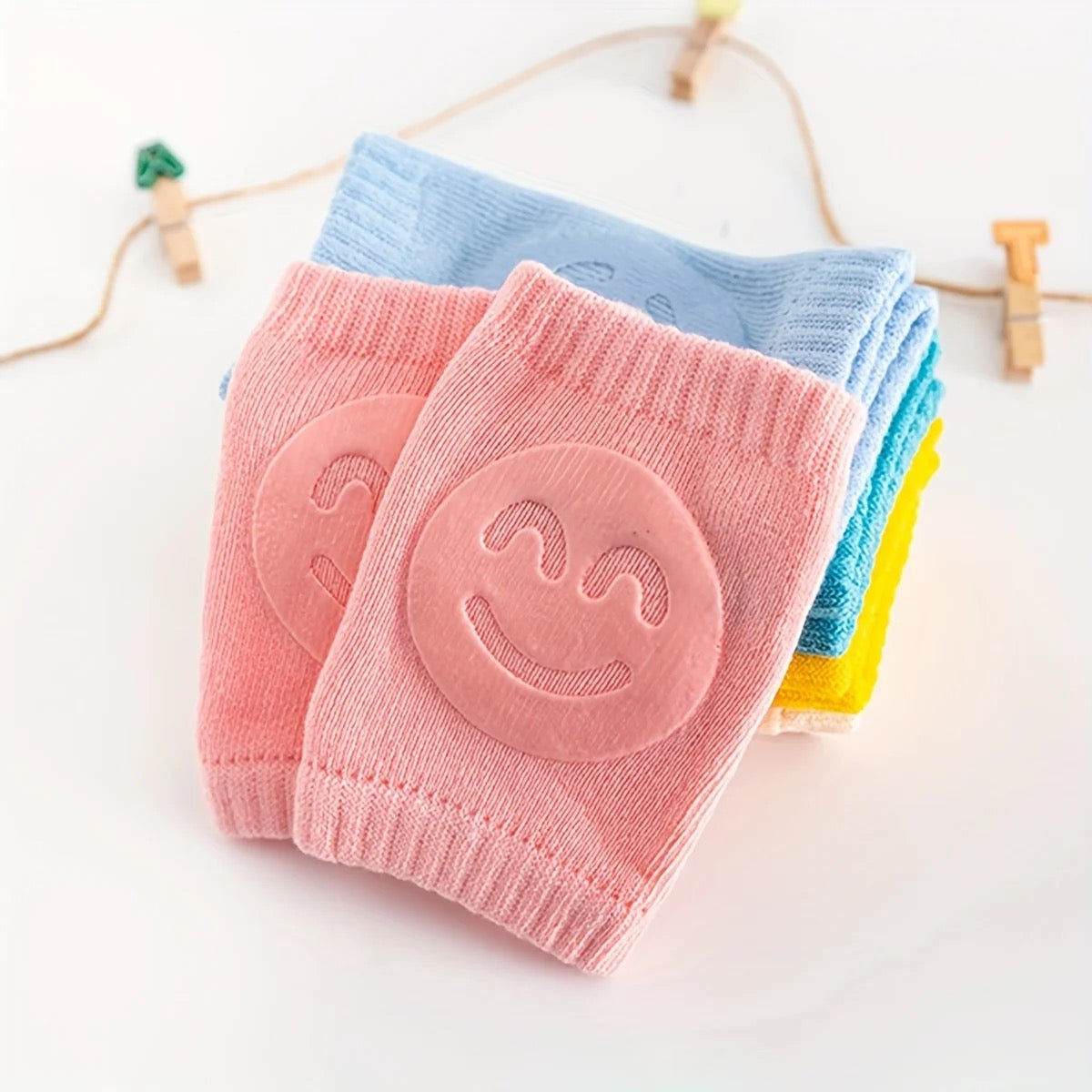 Genouillères antidérapantes pour bébé rampant
