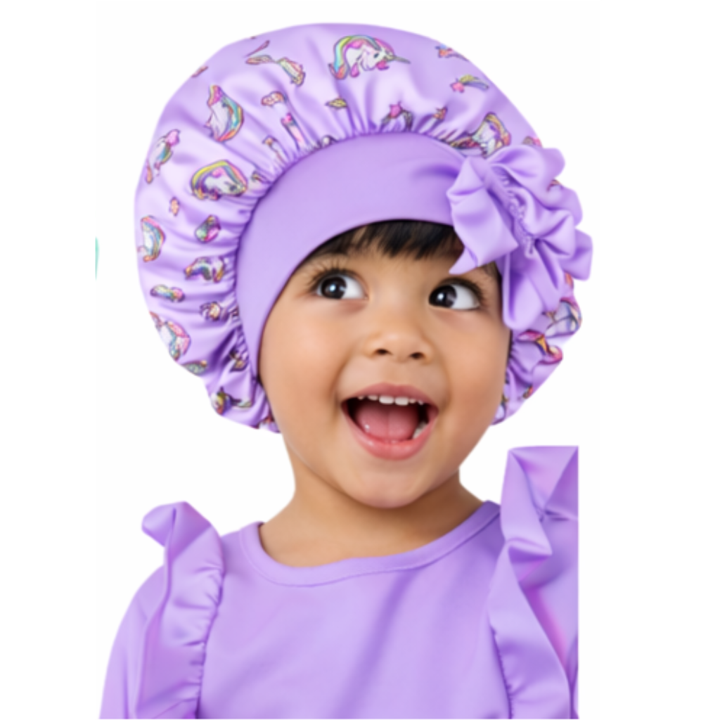 Satin Baby Bonnet with Adjustable Bow Straps