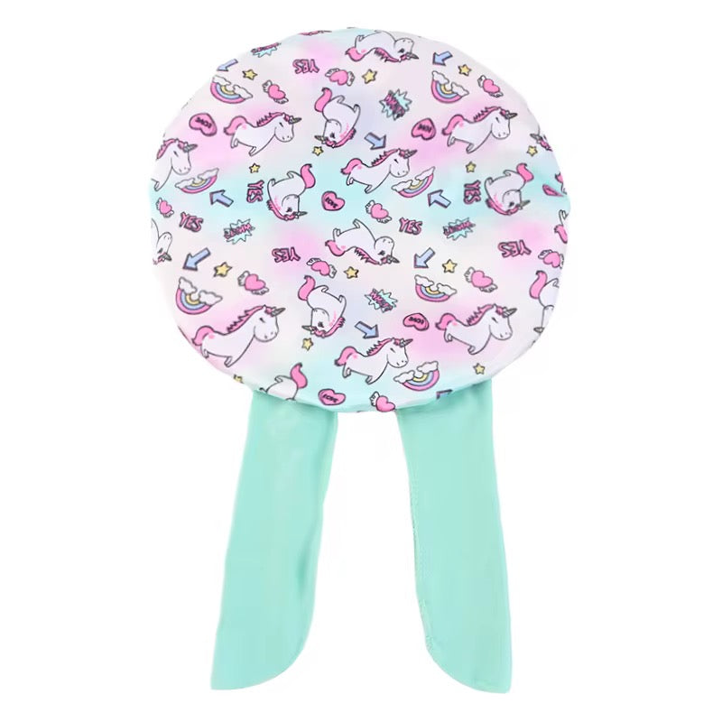 Satin Baby Bonnet with Adjustable Bow Straps