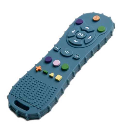 Remote Silicone Baby Teether – Fun, Familiar &amp; Soothing