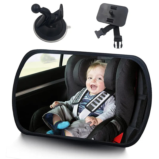 Baby Car Mirror – Wide-Angle Rear Seat Safety Mirror