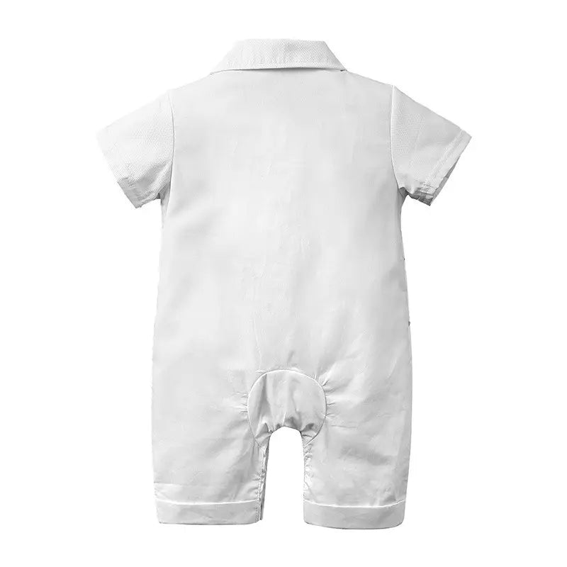 Mono de caballero para bebé niño: elegante atuendo formal de verano 