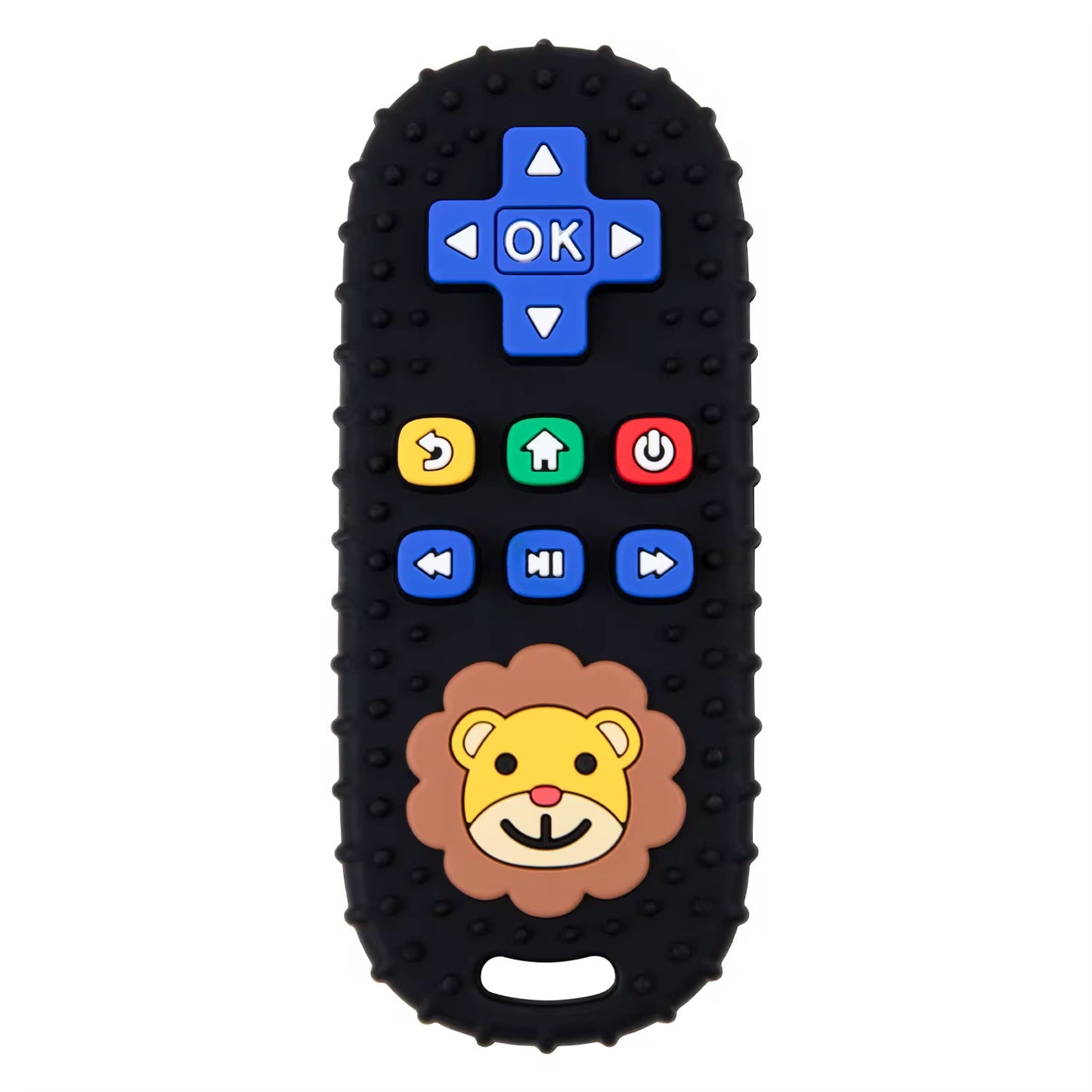 OkapiGlow™ Sensory Silicone Teether – Soothing Relief & Playful Development (Lion & Kitty Collection)