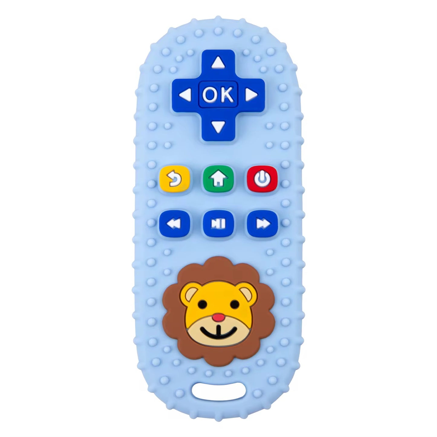 OkapiGlow™ Sensory Silicone Teether – Soothing Relief & Playful Development (Lion & Kitty Collection)