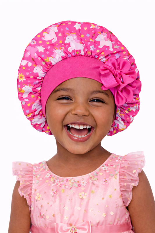 Satin Baby Bonnet with Adjustable Bow Straps