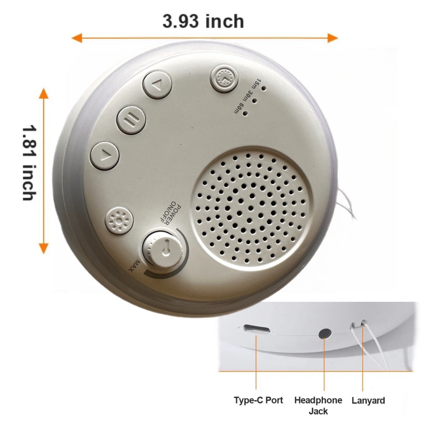 Bruit blanc portable pour bébé
