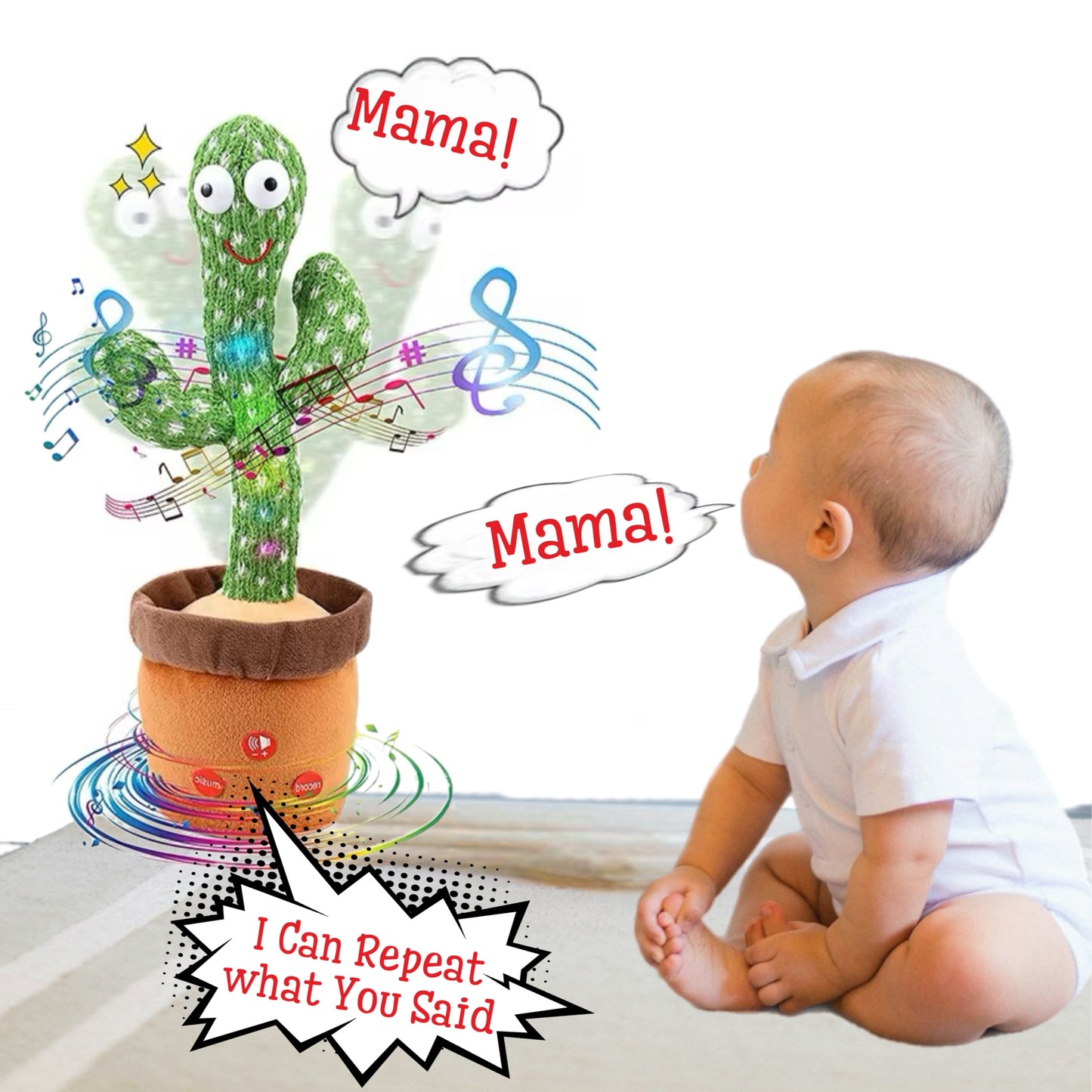 Juguete de cactus bailarín