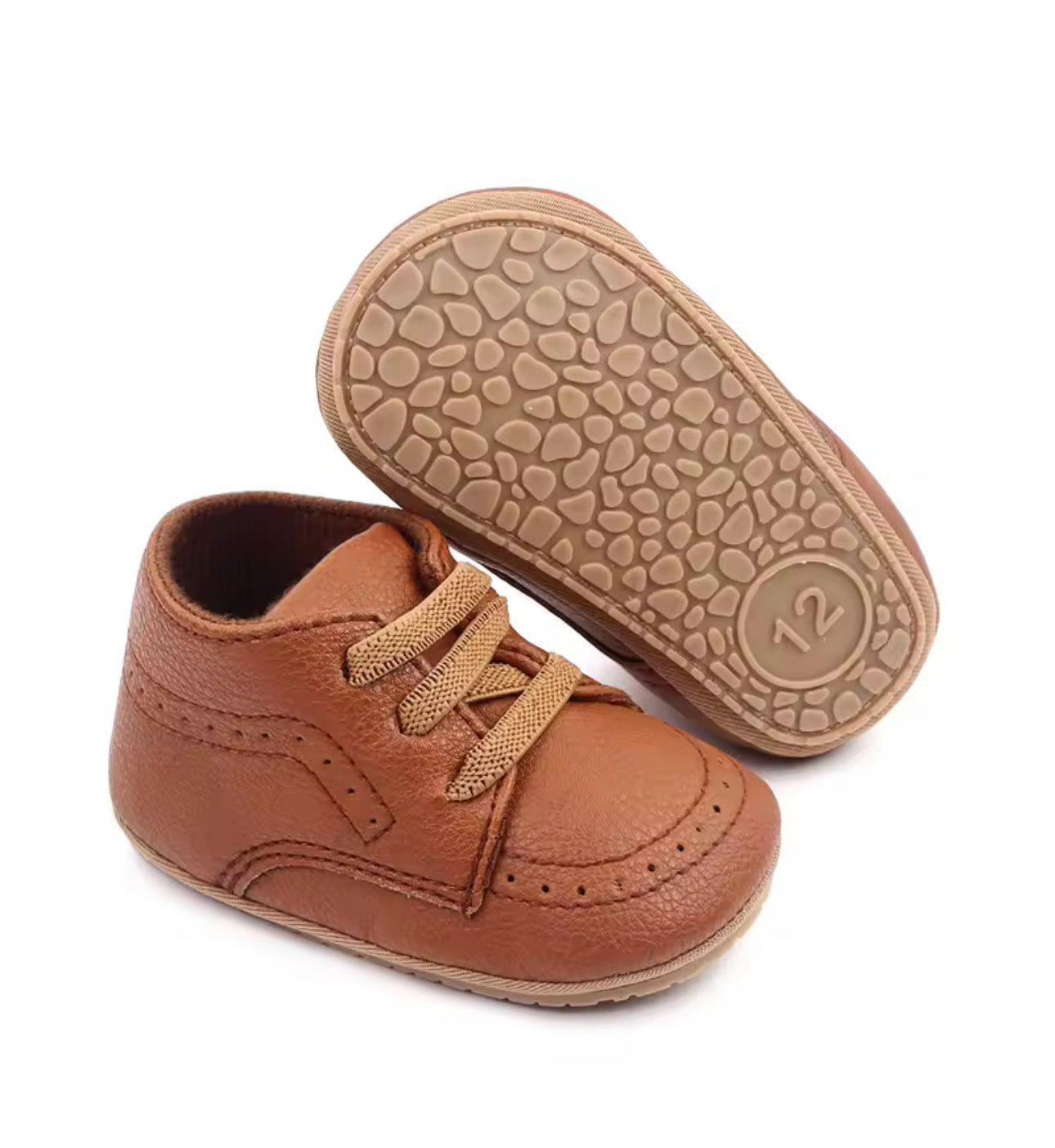 Mini Luxe Soft-Sole Oxford Shoes