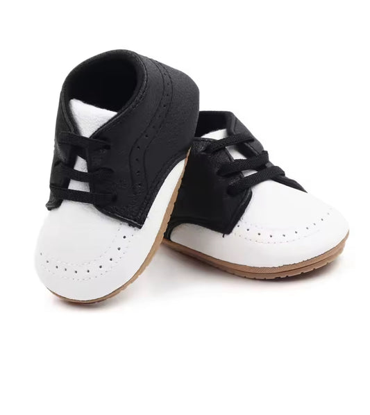 Mini Luxe Soft-Sole Oxford Shoes