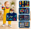 Montessori Felt Busy Board & Activity Book Set