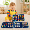Montessori Felt Busy Board & Activity Book Set